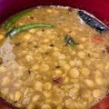 Tanzeena Mukherjee's cooksnap of when they made লুচি - নারকেল দিয়ে ছোলার ডাল (Luchi - narkel diye cholar dal recipe in Bengali).