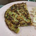 El cooksnap de Paula Bria cuando hizo Tortilla de zapallito y zanahoria.