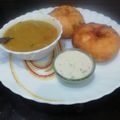 Aruna Thapar's cooksnap of when they made Medu vada sambar.