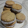 El cooksnap de Patricia Pereyra cuando hizo Alfajores de maicena integrales.