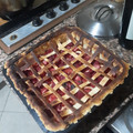 El cooksnap de Nunca Martínez cuando hizo Tarta de frambuesas, fresas y manzana estilo americano.
