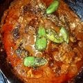 Shagufta Sheikh's cooksnap of when they made Butt Chicken Karahi 😋.