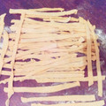 El cooksnap de Ángeles cuando hizo Fideos caseros.