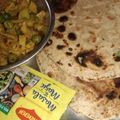 Anvi Thakkar 's cooksnap of when they made Aloo gobhi.