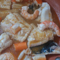El cooksnap de yolandamodrono cuando hizo Merluza con langostinos y palitos de cangrejo.