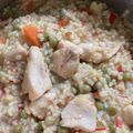 El cooksnap de Sandra Ponce cuando hizo Arroz a la Valenciana.