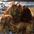El cooksnap de Pepe cuando hizo Pollo asado, al estilo spatchcock.