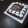 Monica Kimani's cooksnap of when they made Black forest cake.