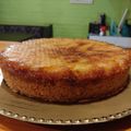 El cooksnap de Andrea Larzabal cuando hizo Torta de manzana invertida sin gluten🖤.
