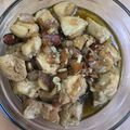 El cooksnap de kiko cuando hizo Pechuga de pollo con almendras.