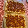 El cooksnap de Borja cuando hizo Coca/pizza de pimiento y tomate 🍅 con masa de cerveza.