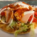 El cooksnap de Juan Carlos Rivera cuando hizo Tostada mexicana.