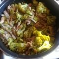 El cooksnap de Ainara Maldonado cuando hizo Carne de puerco a la mexicana con nopales y brócoli.