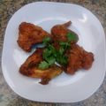 lindiwe Zwane 's cooksnap of when they made Grilled hot wings with eggs.