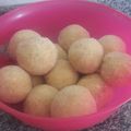 El cooksnap de Yesica Burgos cuando hizo Bombas de papa con queso.