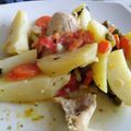 El cooksnap de Elizabeth cuando hizo Estofado de pollo con vino blanco.