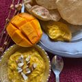 Shweta Bajaj का कुकस्नैप जब उन्होंने श्रीखंड (Shrikhand recipe in Hindi) बनाया था।