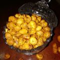 Rafeena Majid's cooksnap of when they made Masala Shenga.