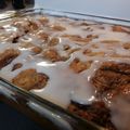 Joe 's cooksnap of when they made Cinnabon Cake in the Oven.