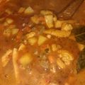 El cooksnap de Karina Arrigo cuando hizo Guiso de mondongo.