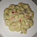 El cooksnap de ALBA FERN cuando hizo Gnocchi con salmón y espinacas en falsa bechamel.