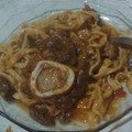 El cooksnap de Andyy Diaz cuando hizo Fideos caseros al huevo.