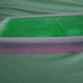 Cooksnap dari indra wati untuk resep Puding pandan fla santan praktis (nutrijel)
