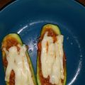 El cooksnap de Soto Yanetsita cuando hizo Calabacitas rellenas de carne, y mozzarella.
