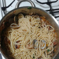 El cooksnap de Tonigut26 cuando hizo Espaguetis marinera con toque de romero muy light!!!.