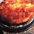El cooksnap de Claudia Meoqui cuando hizo Torta de manzana.