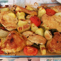 El cooksnap de El Jorge cuando hizo Pollo al horno con patatas.