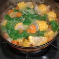 Cooksnap dari Abu Azzam untuk resep Sayur Bening Bayam Jagung