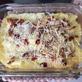 Cooksnap dari demure the label untuk resep Macaroni bolognese tutup mashed potato