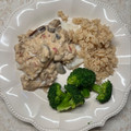 Julie Hartley's cooksnap of when they made Cod with Mushroom Cream Sauce.