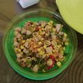 Cooksnap dari Intan Zahra Al Arsyad (Bunda'Reycha) untuk resep Tumis Cumi Asin + Jagung Manis + Petai