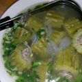 Cooksnap của Điệp Vũ khi họ làm theo món Canh mướp đắng nhồi thịt