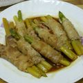 mia麻 的 醬燒蘆筍里肌捲(((0廚藝ok cooksnap