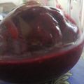 El cooksnap de Bibi García cuando hizo Trolebús de frambuesa y vino rosado.