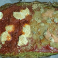 El cooksnap de Rosa Maria Calvo cuando hizo Pizza con base de brócoli.