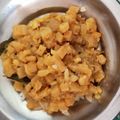 kabira's cooksnap of when they made வாழைத்தண்டு கூட்டு(valaithandu koottu recipe in tamil).