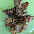 El cooksnap de astrid badia cuando hizo Conejo al ajillo.
