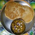 Sunita Bhargava का कुकस्नैप जब उन्होंने छोले भटूरे (chole bhature recipe in Hindi) बनाया था।
