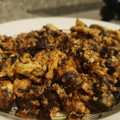 El cooksnap de chus cuando hizo Revuelto de morcilla de cebolla.