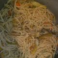 El cooksnap de Yolianny cuando hizo Tallarines con vegetales.