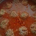 El cooksnap de alejandro soto cuando hizo Albóndigas en salsa.