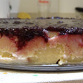 El cooksnap de Neus cuando hizo Tarta de queso, chocolate blanco y mermelada de arándanos.