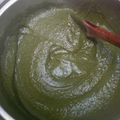 El cooksnap de Maria Paz Dominguez/ @pacitamama en instagram cuando hizo Puré de acelgas o espinacas sin lácteos.