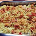 Cooksnap από dancecook στη συνταγή Σπαγγέτι με γαρίδες στο φούρνο