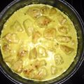 El cooksnap de Jon Fdez Garci cuando hizo Pechugas de pollo con nata y curry.