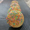El cooksnap de Adry cuando hizo Galletas caseras con chispas de colores.